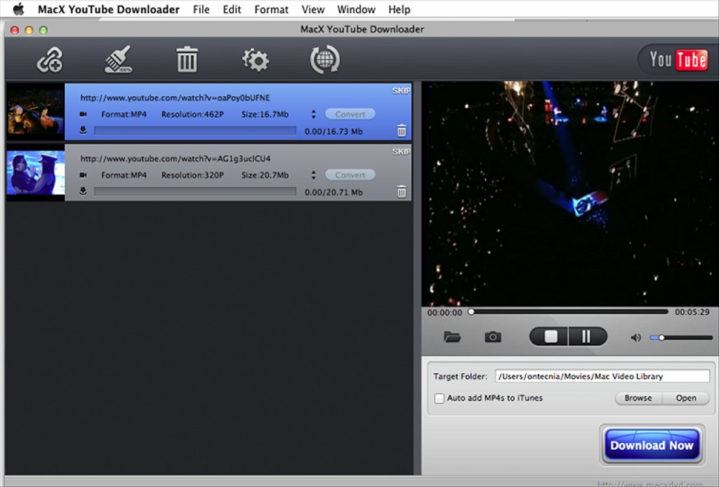 youtube downloader free download for mac osx 10.6.8